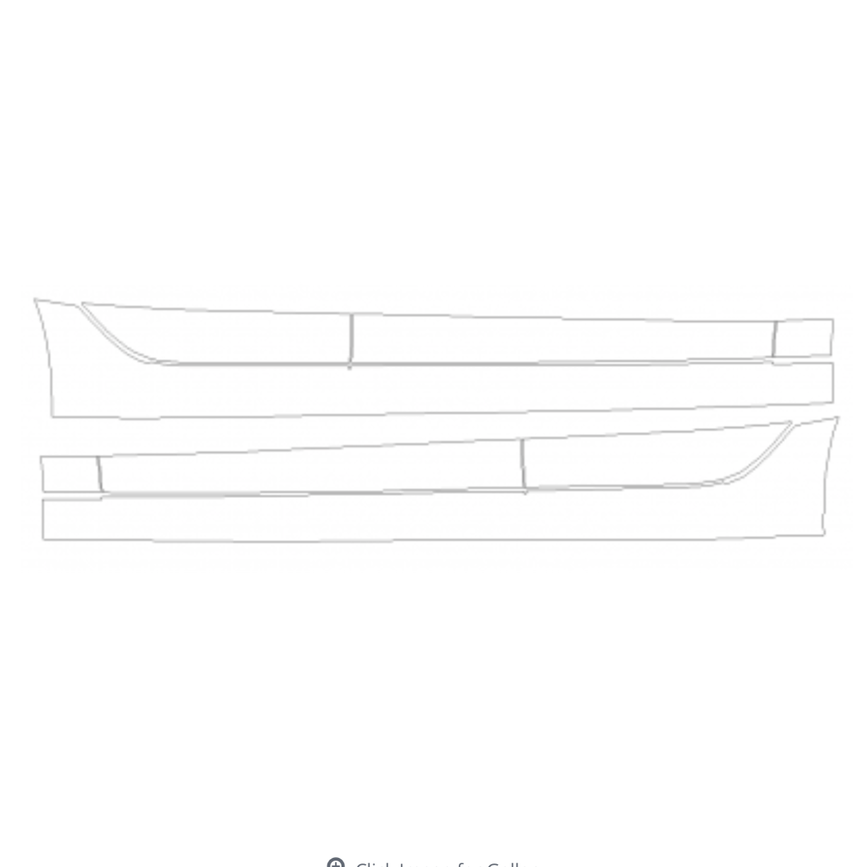 Model 3 Lower Door &amp; Rocker Panel Paint Protection Kit - Clear Bra
