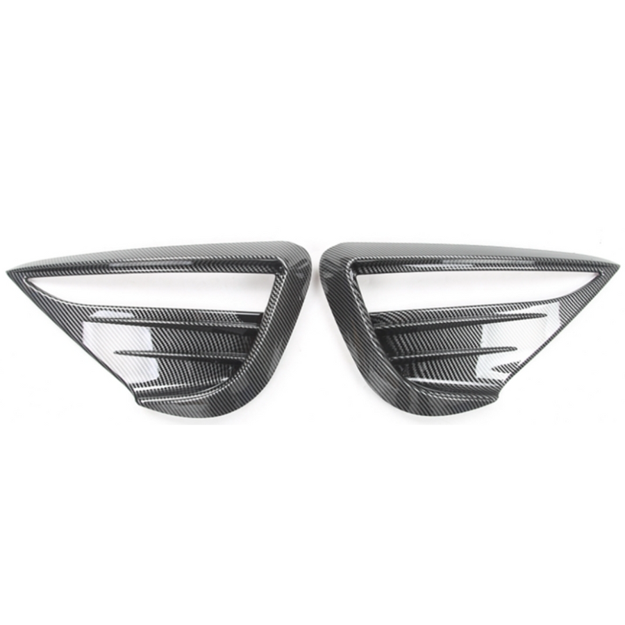 Model Y Fog Light Canards/Eyelids (1 Pair) Black-Out Style - Variety*