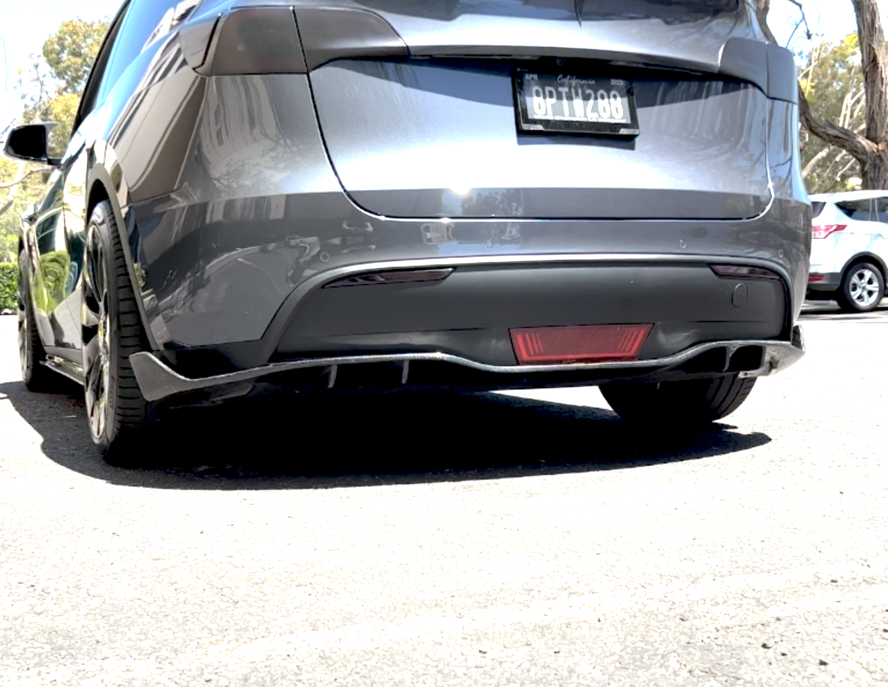 2020-2024 | Model Y Viento Rear Diffuser - Real Molded Carbon Fiber
