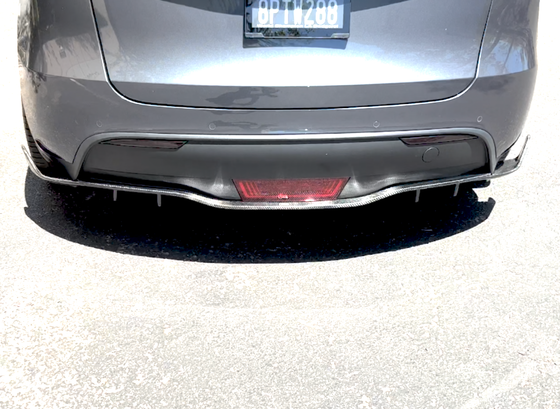 2020-2024 | Model Y Viento Rear Diffuser - Real Molded Carbon Fiber