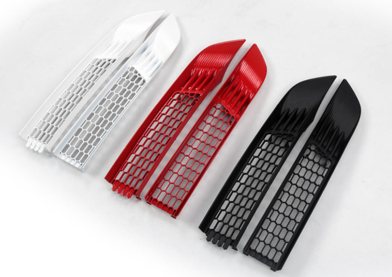2020-2024 | Model Y Radiator Protective Mesh Grill Panel (2 Pieces) - Red, White, or Black