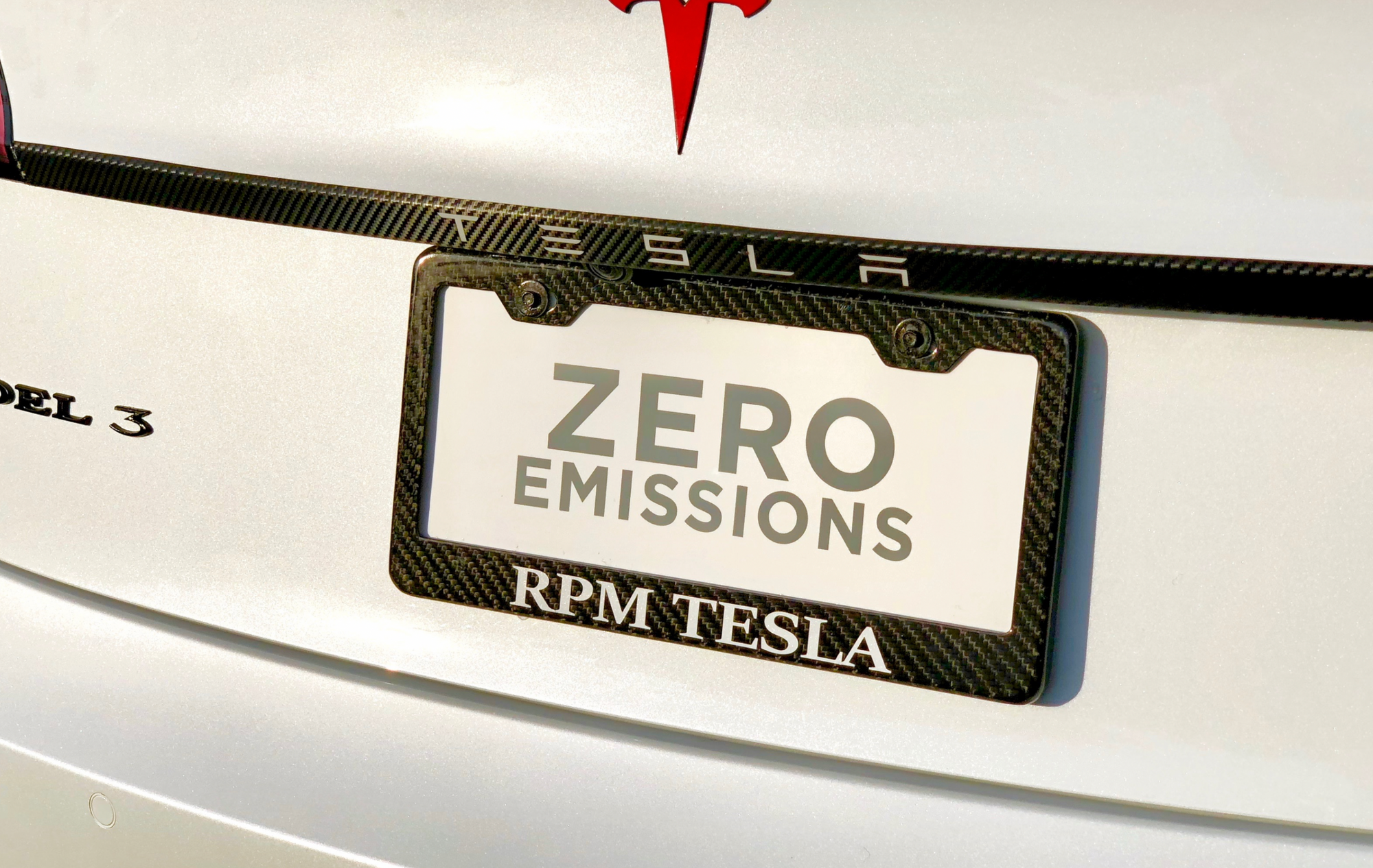 Model 3 Tailgate Applique&#39; Vinyl Strip Accent