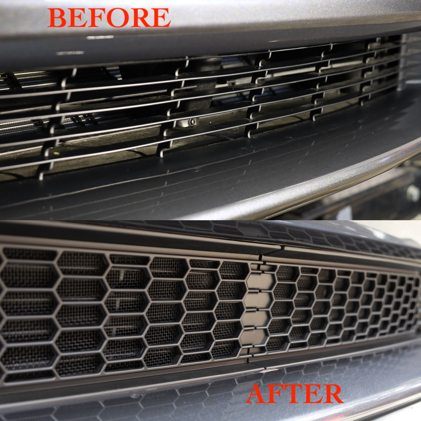 2020-2024 | Model Y Radiator Protective Mesh Grill Panel (2 Pieces) - Red, White, or Black