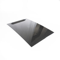 2012-2020 | Model S & X Center Console Sliding Drawer Overlay - Real Molded Carbon Fiber