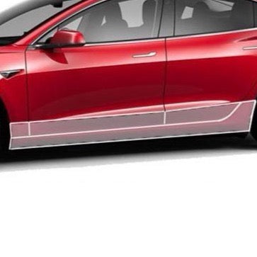 Model 3 Lower Door &amp; Rocker Panel Paint Protection Kit - Clear Bra