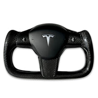 Model 3 & Y Yoke Style Steering Wheel - Full Carbon Fiber, Non Heated Only