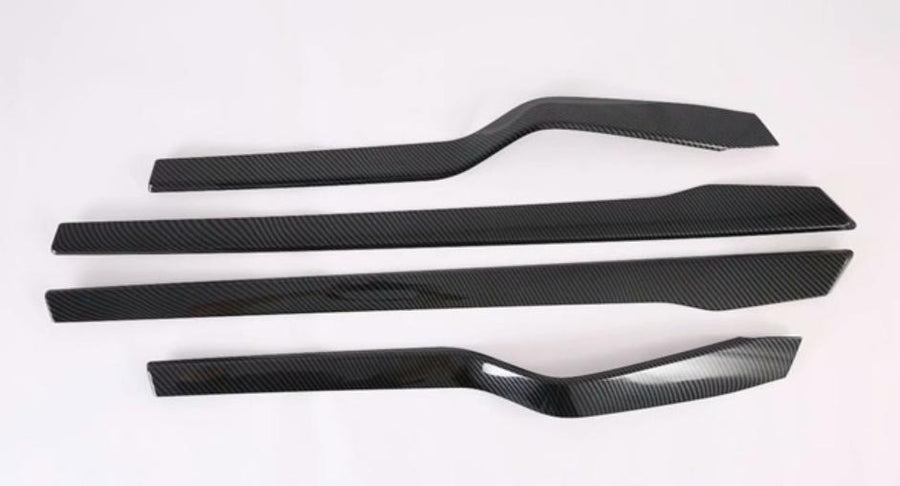 Model X Interior Door Handle Conversion Kit - Hydro Carbon Fiber Coated