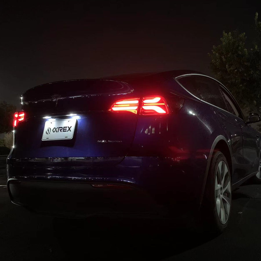 Model 3 & Y AlphaRex LED Tail Light Upgrades (1 pair) - 2 Styles