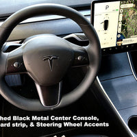 Model 3 & Y Steering Wheel Vinyl Accent Wraps