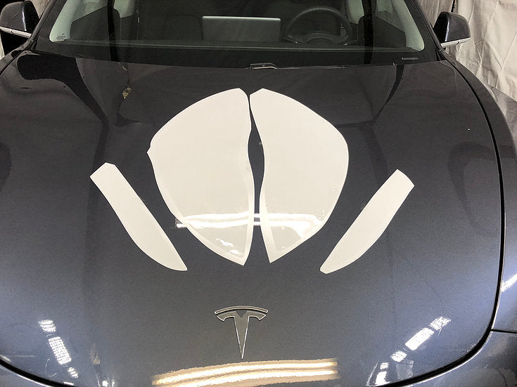 For Tesla Model 3 Highland 2024 Hood Precut Paint Protection Clear