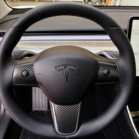 Model 3 & Y Steering Wheel Vinyl Accent Wraps