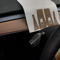 Model 3 & Y Center Console Wrap (Gen. 1) - Vinyl Wood