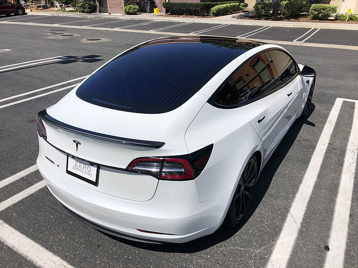 Model 3 Blade Spoiler - Real Molded Carbon Fiber