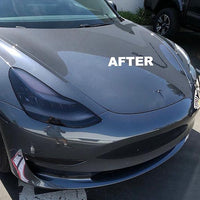 Model 3 & Y Headlight Protection Film (Set of 4) - Clear or Smoked