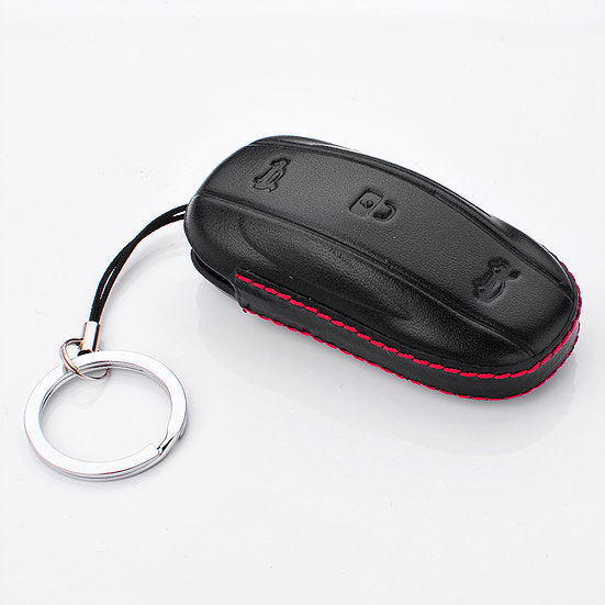 Model S3XY Leather Key FOB Protector