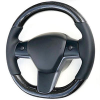Model 3 & Y - Standard Steering wheel - Real Molded Carbon Fiber