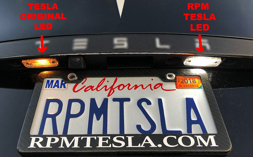 LED License Plate Lights Number Plate Lamps for Tesla LED License Plate Lights Number Plate Lamps for Tesla