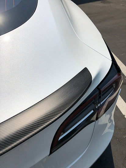 Model 3 Blade Spoiler - Real Molded Carbon Fiber