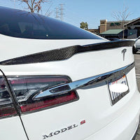 Model S Jupiter Spoiler - Real Molded Carbon Fiber