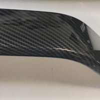Model X Tailgate Applique & Front Inlay Cap - Hydro Carbon Fiber Coated