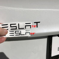 Model 3 & Y Tailgate Applique TESLA Letters (Franz Style)