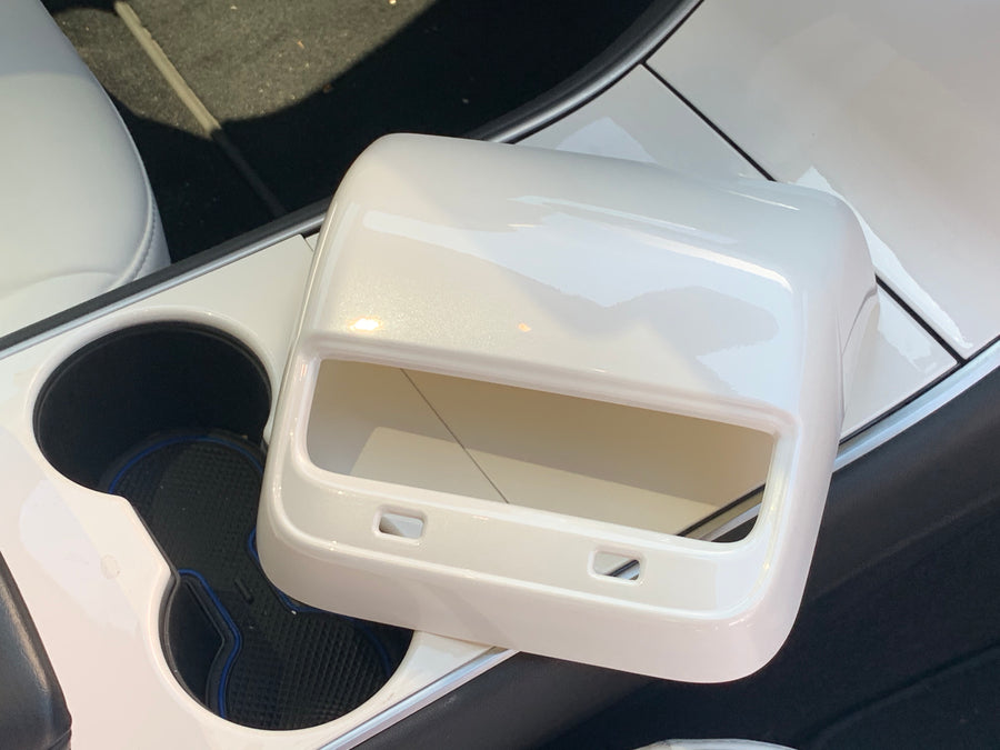 Model 3 & Y Backseat Vent Cap - Pearl White