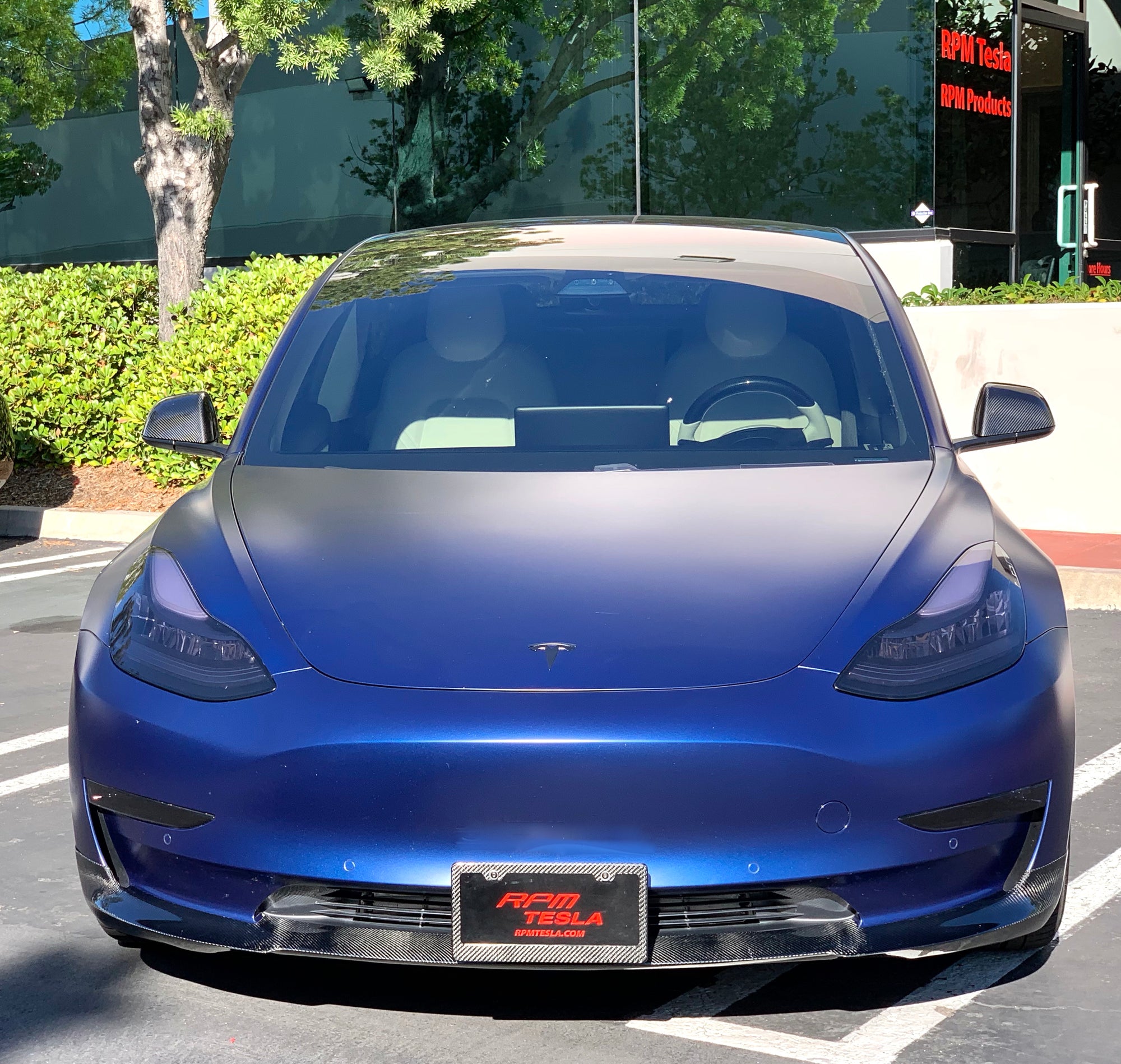Model 3 &amp; Y License Plate Lowering Bracket - Touchless