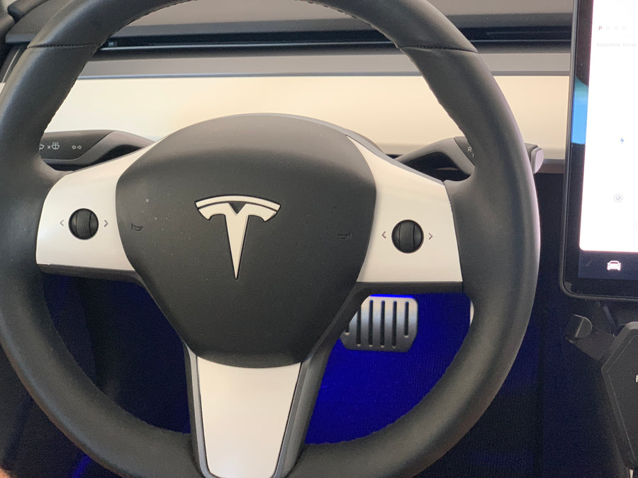 Model 3 & Y Steering Wheel Vinyl Accent Wraps