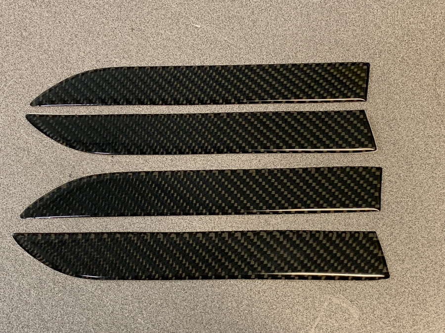 How to install CARBON FIBER MODEL X CARBON DOOR HANDLE COVERS 