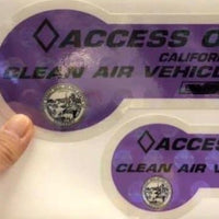 Calif. HOV Under Stickers Protection Film (Gen. 2)