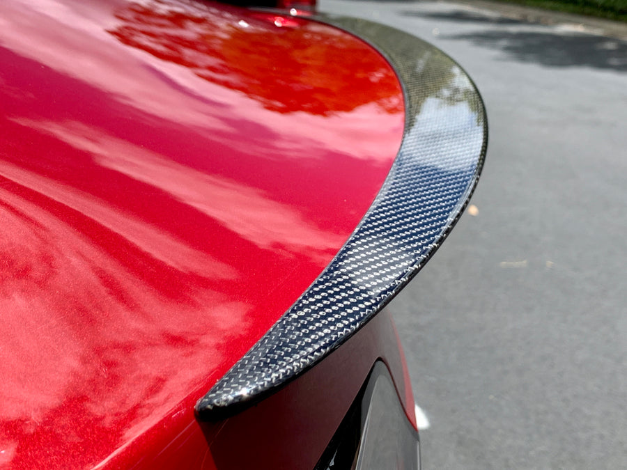 Model 3 Performance Spoiler - Real Molded Carbon Fiber