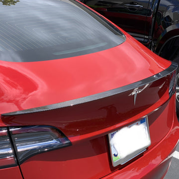 2017-2023 | Model 3 Performance Spoiler - Real Molded Carbon Fiber