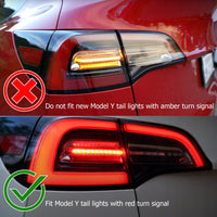 Model 3 & Y AlphaRex LED Tail Light Upgrades (1 pair) - 2 Styles