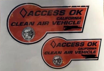 Calif. HOV Under Stickers Protection Film (Gen. 2)